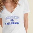 Memphis Vs Yall Uglass Women's Jersey Short Sleeve Deep V-Neck Tshirt