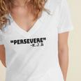 Persevere Kbj Ketanji Brown Jackson Women's Jersey Short Sleeve Deep V-Neck Tshirt