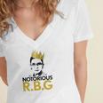 Rbg Pro Choice My Body My-Choice Feminist Women's Jersey Short Sleeve Deep V-Neck Tshirt