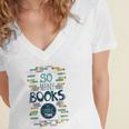 So Many Books So Little Time 358 Trending Shirt Women's Jersey Short Sleeve Deep V-Neck Tshirt