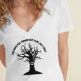 The Monsters Turned Out To Be Just Trees Women's Jersey Short Sleeve Deep V-Neck Tshirt