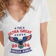 The Ultra Great Mega King Women's Jersey Short Sleeve Deep V-Neck Tshirt