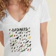 Twitcher Funny - Bird Nerd Long 197 Shirt Women's Jersey Short Sleeve Deep V-Neck Tshirt