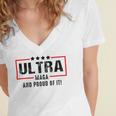 Ultra Maga And Proud Of It A Ultra Maga And Proud Of It V2 Women's Jersey Short Sleeve Deep V-Neck Tshirt