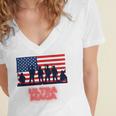 Ultra Maga And Proud Of It V21 Women's Jersey Short Sleeve Deep V-Neck Tshirt