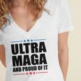 Ultra Maga And Proud Of It V25 Women's Jersey Short Sleeve Deep V-Neck Tshirt