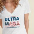 Ultra Maga And Proud Of It V5 Women's Jersey Short Sleeve Deep V-Neck Tshirt