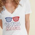 Ultra Maga V24 Women's Jersey Short Sleeve Deep V-Neck Tshirt