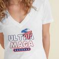 Ultra Maga V25 Women's Jersey Short Sleeve Deep V-Neck Tshirt