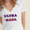 Utra Maga Support Women's Jersey Short Sleeve Deep V-Neck Tshirt