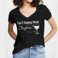 Funny Mega Pint - Isnt Happy Hour Anytime Mega Pint Women's Jersey Short Sleeve Deep V-Neck Tshirt