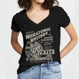 Miskatonic Mystery Radio Theatre 145 Trending Shirt Women's Jersey Short Sleeve Deep V-Neck Tshirt