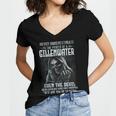 Never Underestimate The Power Of An Gillenwater Even The Devil Women's Jersey Short Sleeve Deep V-Neck Tshirt
