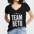 Team Beto Beto Orourke President 2020 Gift Women's Jersey Short Sleeve Deep V-Neck Tshirt
