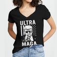 Ultra Maga Great Ultra Maga Gift Women's Jersey Short Sleeve Deep V-Neck Tshirt