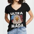 Ultra Maga V19 Women's Jersey Short Sleeve Deep V-Neck Tshirt