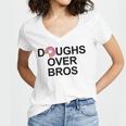 Doughs Over Bros Women's Jersey Short Sleeve Deep V-Neck Tshirt