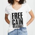 Free Cain Velasquez V4 Women's Jersey Short Sleeve Deep V-Neck Tshirt