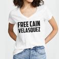 Free Cain Velasquez V5 Women's Jersey Short Sleeve Deep V-Neck Tshirt