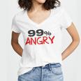 Funny 99 Angry Classic Tshirt V2 Women's Jersey Short Sleeve Deep V-Neck Tshirt