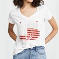 Mens My Favorite Nurse Calls Me Dad American Flag 4Th Of July Women's Jersey Short Sleeve Deep V-Neck Tshirt