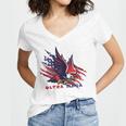 The Ultra Maga Is Back Women's Jersey Short Sleeve Deep V-Neck Tshirt