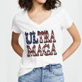 Ultra Maga V26 Women's Jersey Short Sleeve Deep V-Neck Tshirt