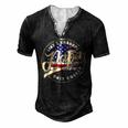 4Th Of July Dad Papa Like A Grandpa Only Cooler Men's Henley T-Shirt Black