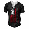 Mens 4Th Of July Us Flag Diver Dad For Fathers Day Men's Henley T-Shirt Black