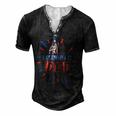 Mens All American Dad 4Th Of July Family Matching Cute Holiday Men's Henley T-Shirt Black