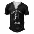 Cane Corso Dad Pet Lover Fathers Day Men's Henley T-Shirt Black