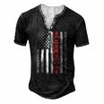 Cornhole American Flag 4Th Of July Bags Player Novelty Men's Henley T-Shirt Black