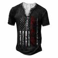 Fathers Day Best Dad Ever With Us Men's Henley Button-Down 3D Print T-shirt Black