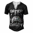 Gamer Daddy Video Gamer Gaming Men's Henley T-Shirt Black