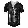 Papa Dad Bruh Fathers Day 4Th Of July Us Vintage 2022 Men's Henley T-Shirt Black