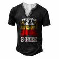 Proud Dad Of A Freakin Awesome Boxer For Boxing Dads Men's Henley T-Shirt Black
