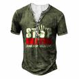 Anti Bully Movement Stop Bullying Supporter Stand Up Speak Men's Henley T-Shirt Green