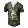 Mens I Asked God For A Best Friend He Sent Me My Kids Fathers Day Men's Henley T-Shirt Green