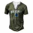 Bismarck High School Lions C2 College Sports Men's Henley T-Shirt Green