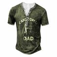 Cane Corso Dad Pet Lover Fathers Day Men's Henley T-Shirt Green