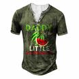 Mens Cute Watermelon Daddy Dad For Men Men's Henley T-Shirt Green