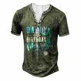 Daddy Of The Birthday Mermaid Family Matching Party Squad Men's Henley T-Shirt Green