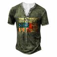 Dont Mess With My Faith Family Flag Country Gun Liberty 4Th Of July Men's Henley T-Shirt Green