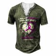 Epilepsy Awareness I Wear Purple For My Dad Men's Henley T-Shirt Green