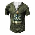 Everyday Is Daddys Day Fathers Day For Dad Men's Henley T-Shirt Green