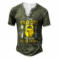 I Like Exercise Because I Love Eating Gym Workout Fitness Men's Henley T-Shirt Green