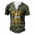 Father Grandpa I Get My Attitude From My Freakin Awesome Grandpa 159 Family Dad Men's Henley Button-Down 3D Print T-shirt Green