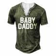 Mens Fathers Day For Men Baby Daddy Dad Joke Men's Henley T-Shirt Green Mens Fathers Day For Men Baby Daddy Dad Joke Men's Henley T-Shirt Green
