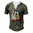 You Free Tonight Bald Eagle American Flag Happy 4Th Of July V2 Men's Henley T-Shirt Green