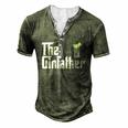 The Gin Father Gin And Tonic Classic Men's Henley T-Shirt Green